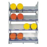 scaffali_modulari_con_vasche_di_raccolta_per_fusti_2